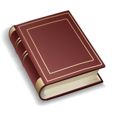 Old book. vector illustration  clipart