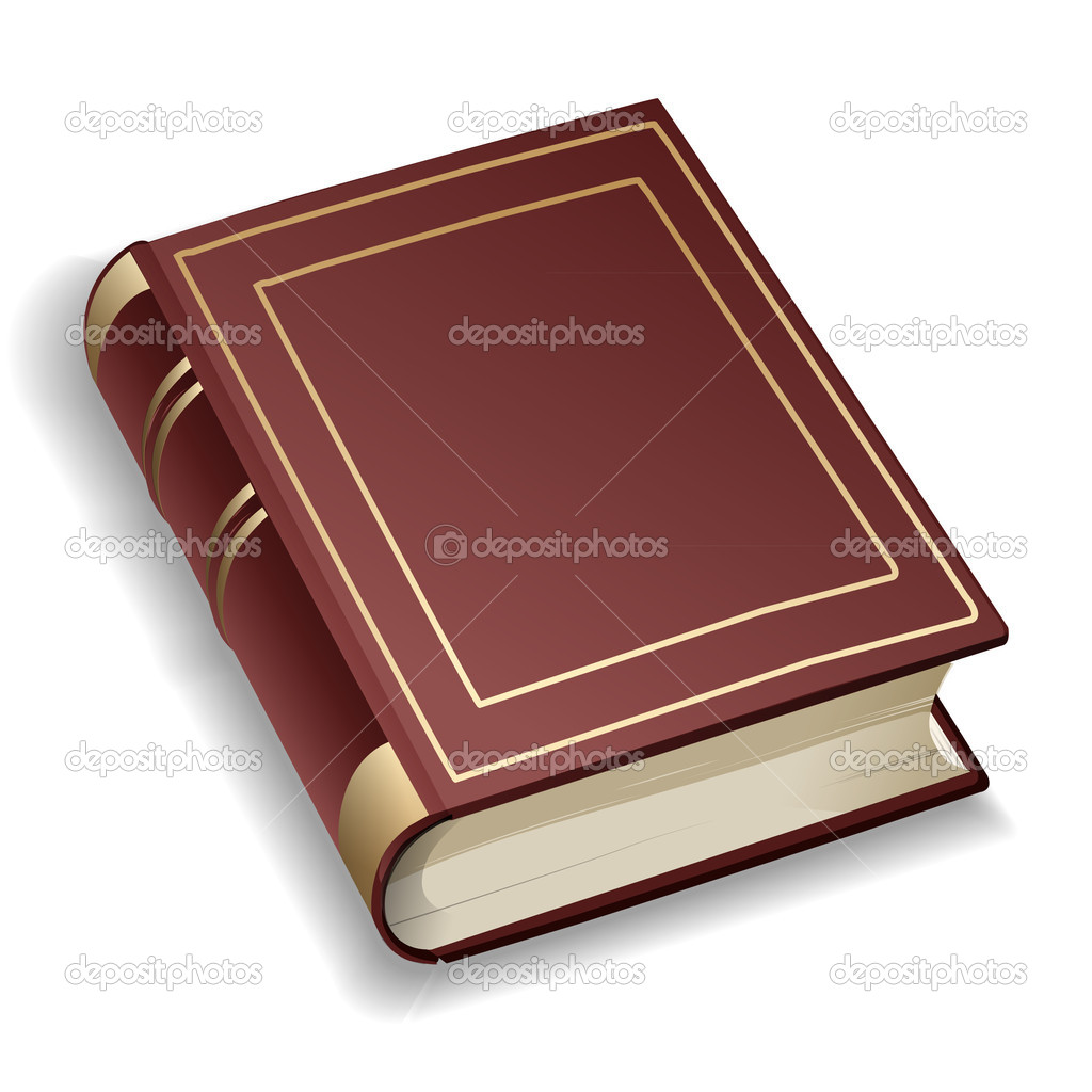 Old book. vector illustration 