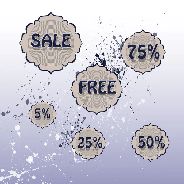 vektör satış etiket kümesi