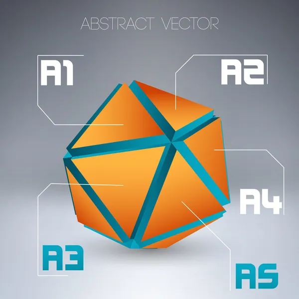 Fundo Vetorial Abstrato Ilustração Vetorial — Vetor de Stock