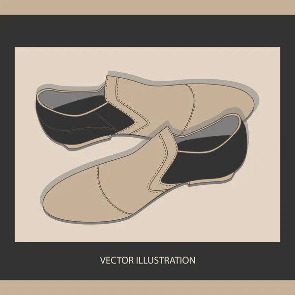 Zapatos Hombre Vector — Archivo Imágenes Vectoriales