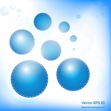 Blue modern abstract background clipart