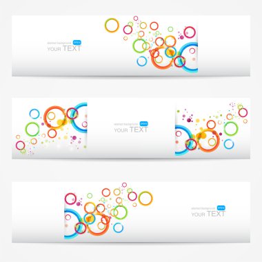 Abstract vector cards,  vector illustration  clipart