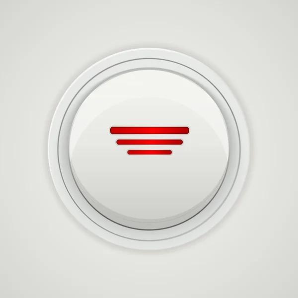 Vector Power Button Design — Stock Vector