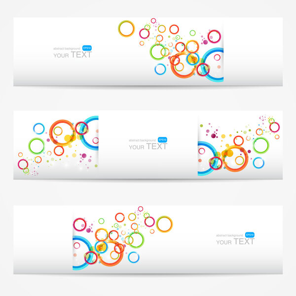 Abstract vector cards,  vector illustration 