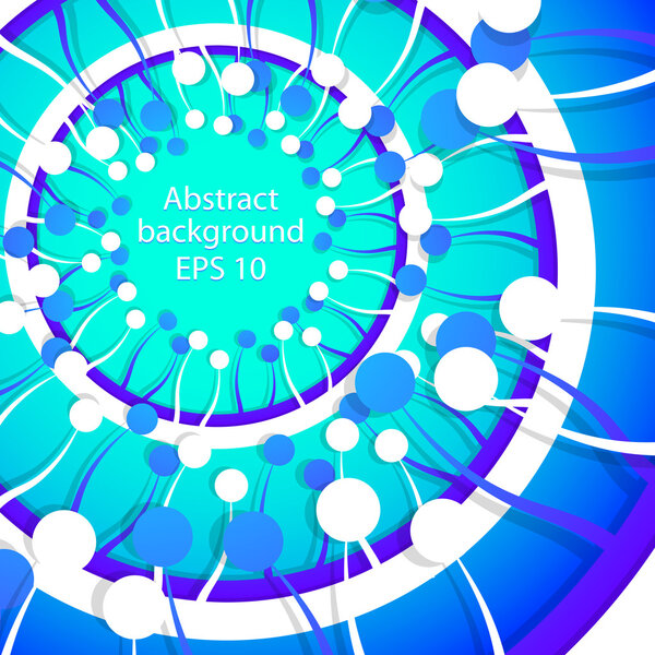 Vector abstract spring background