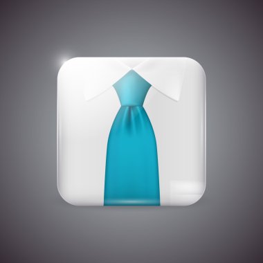 Vector shirt and tie illustration clipart