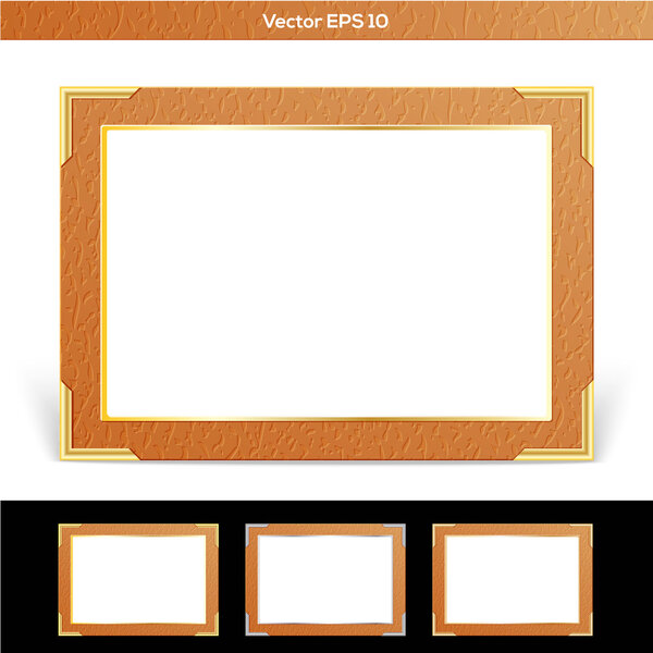 Set of vector frames