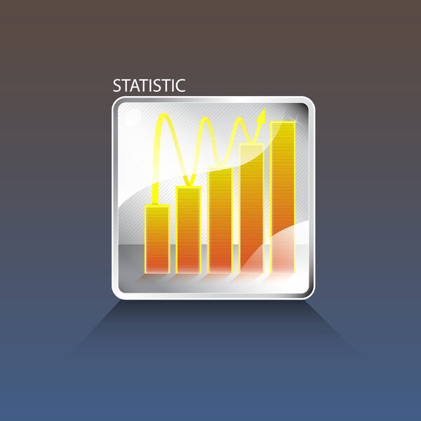 Vector business chart vector illustration 