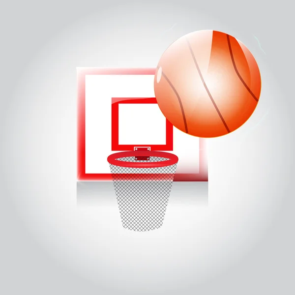 Vektorové Ilustrace Vektorové Basketbal Plakát — Stockový vektor