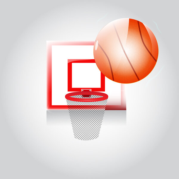 Vector Basketball Poster vector illustration 