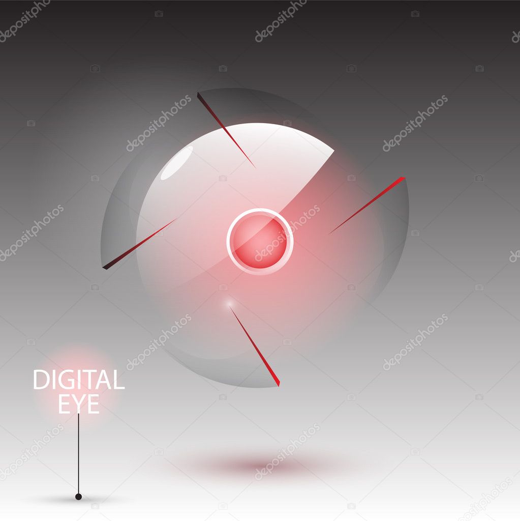 Digital eye (camera), vector