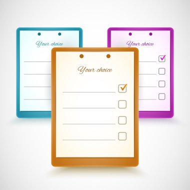 Application form - your choice clipart