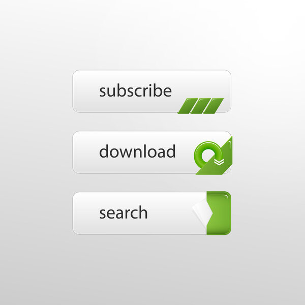 Векторная иллюстрация набора форм веб-шаблонов
