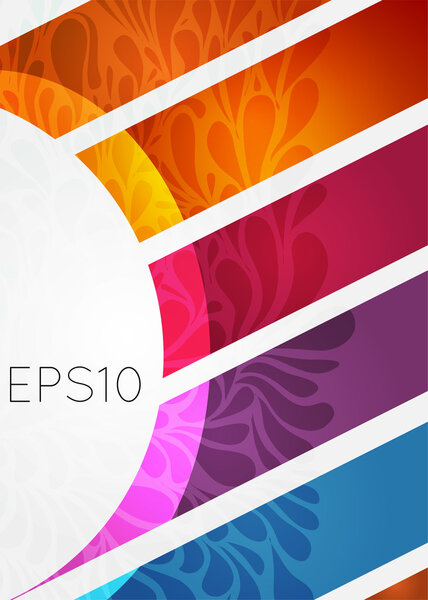 Fondo Del Elemento Ornamental Vectorial — Vector de stock