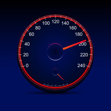 A vector Speedometer illustration design. clipart