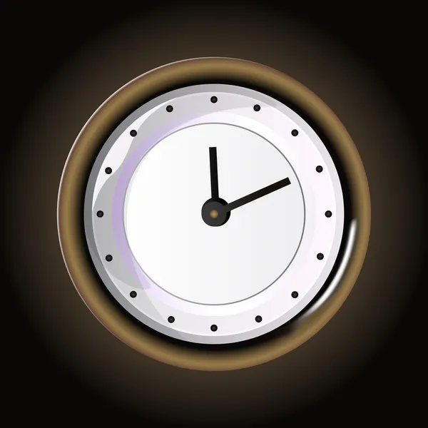 Relógio Vetorial Ilustração Vetorial — Vetor de Stock