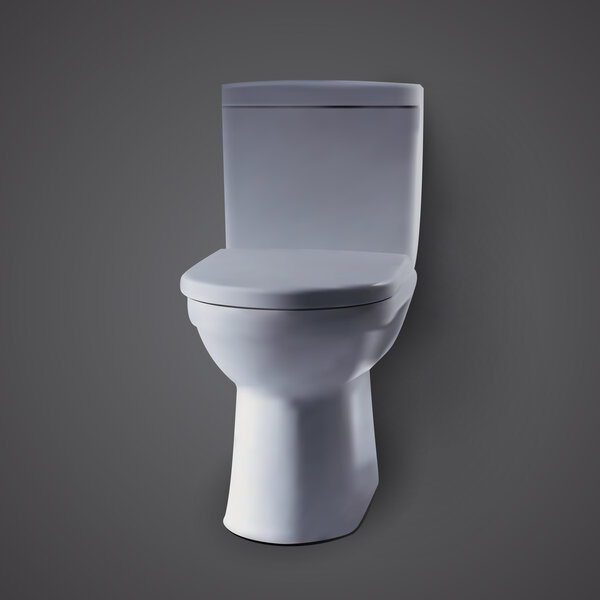 Vector illustration of Toilet (toilet bowl)