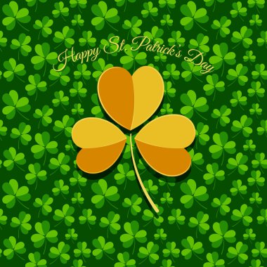 St. Patrick's Day Greeting Card clipart