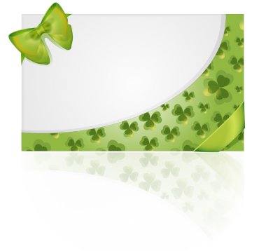 tebrik kartı st patrick günü - vektör çizim