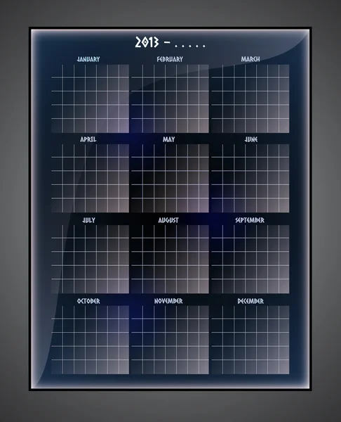Ilustração Vetorial Calendário Vetorial —  Vetores de Stock