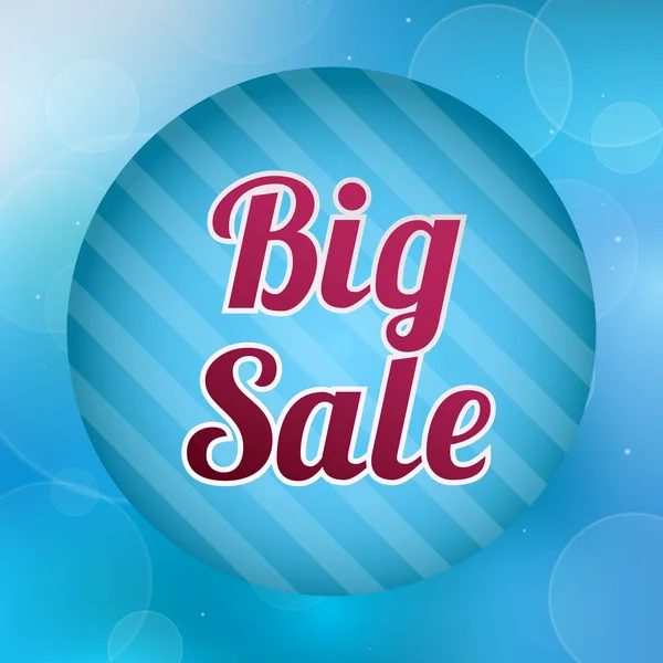 Big Sale Sticker Vector — Stock Vector