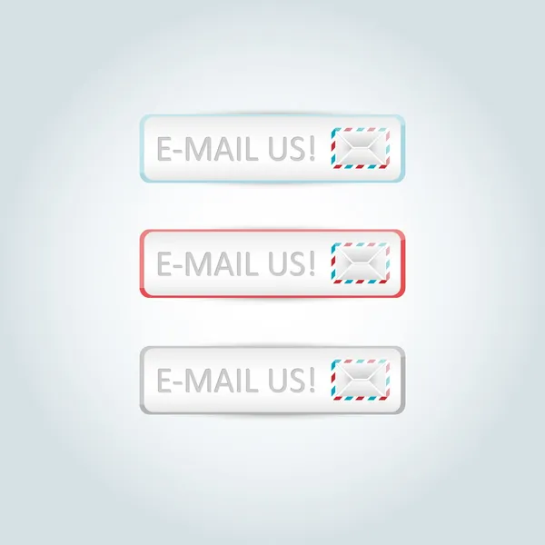 Mail Στοιχεία Σχεδιασμού Για Την Ιστοσελίδα Διάνυσμα — Διανυσματικό Αρχείο