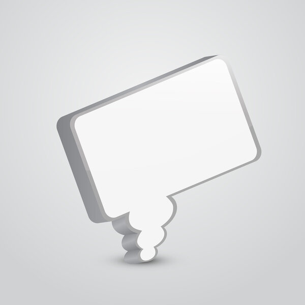 Speech bubble,  vector illustration 