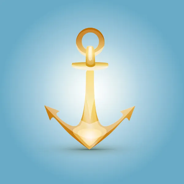 Anchor Vector Vector Illustration — Stock Vector