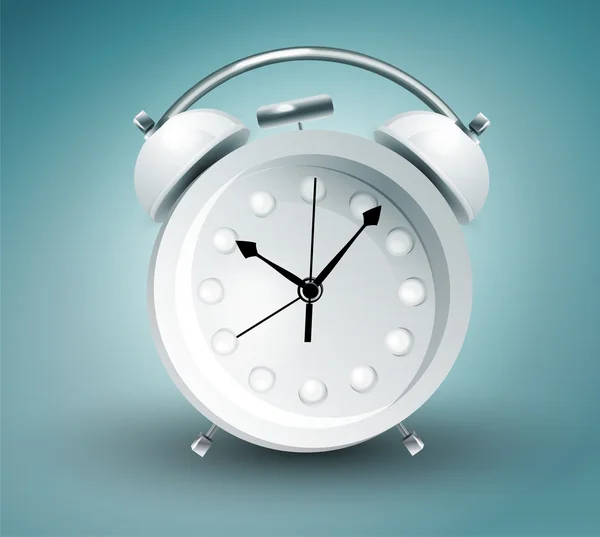 Reloj Despertador Metal Vector — Vector de stock