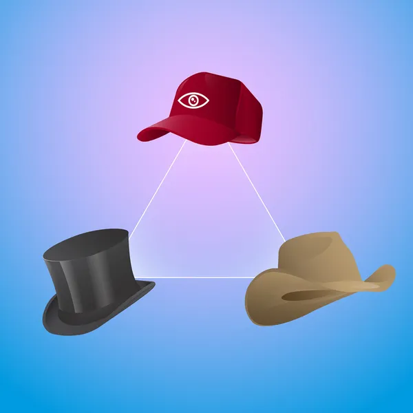 Vector Conjunto Sombreros Gráficos Vectoriales