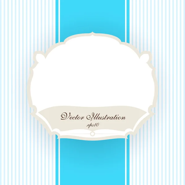 Abstract Banner Blue Striped Background Vector Vector Graphics