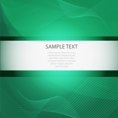 Abstract vector green background clipart