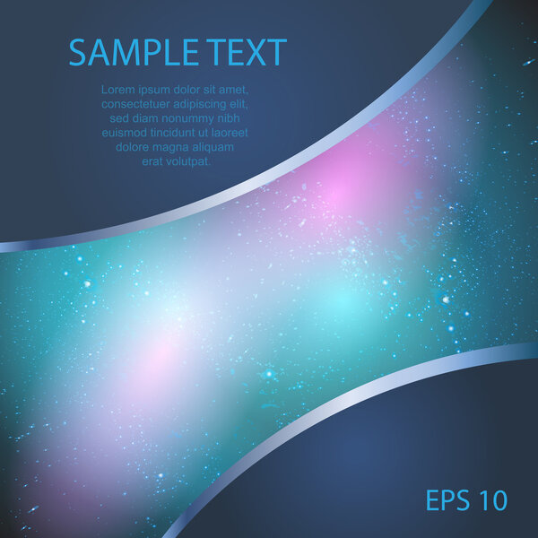 Vector cosmic background, vector  illustration 