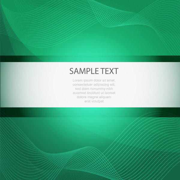 Abstract vector green background