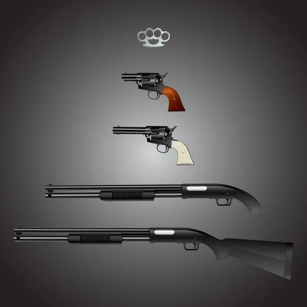 Arsenal Armas Listo Ilustración Vectorial — Archivo Imágenes Vectoriales