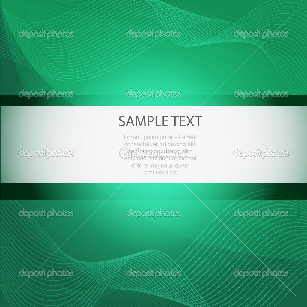 Abstract vector green background
