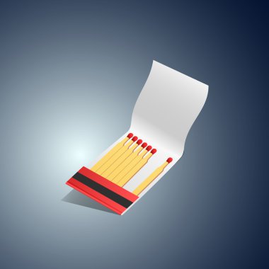 Vektör maç kitap. vektör çizim 