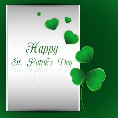 St.Patrick'ın gün arka plan vektör çizim