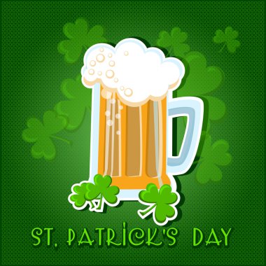 St patricks günü geçmiş bira ile.