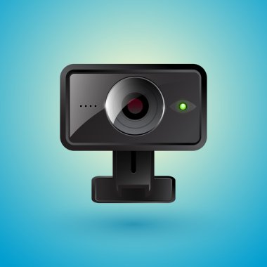 Realistic webcam. Vector illustration. clipart