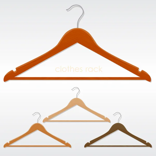 Coat Hanger Vector Illustration — Stock Vector