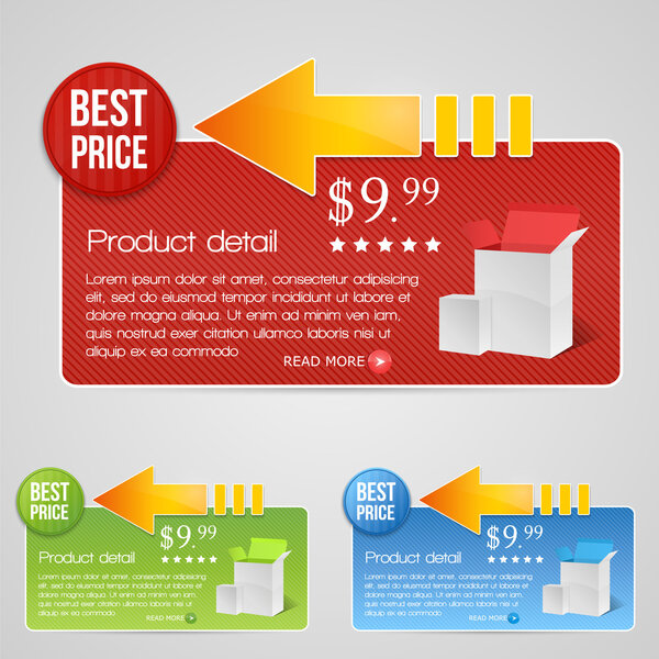 Best price vector banner
