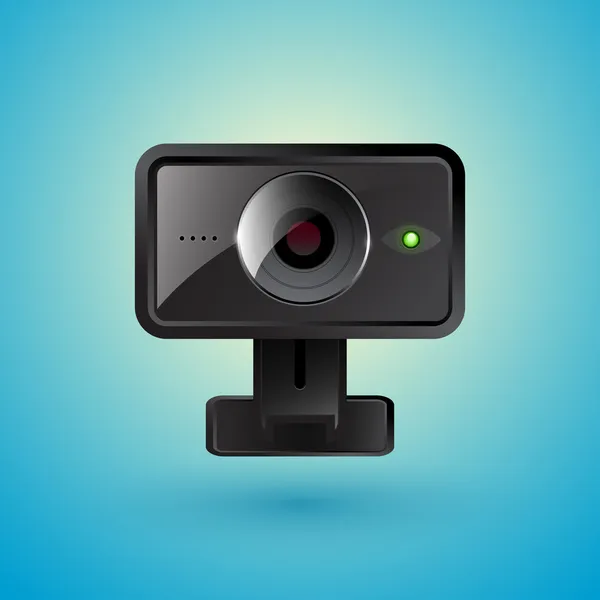 Realistische Webcam Vectorillustratie — Stockvector