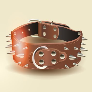 Vector bangle with spikes clipart