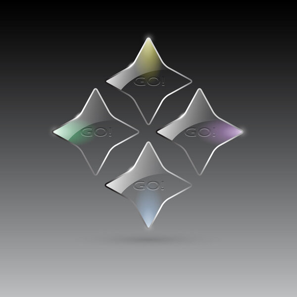 Vectro navigation icon set - Go!