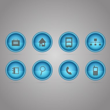 Vector communication icons vector illustration  clipart