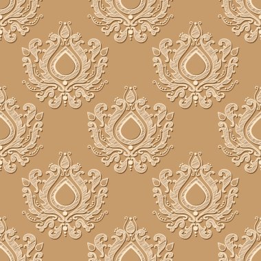 Seamless wallpaper pattern. Vector illustration clipart