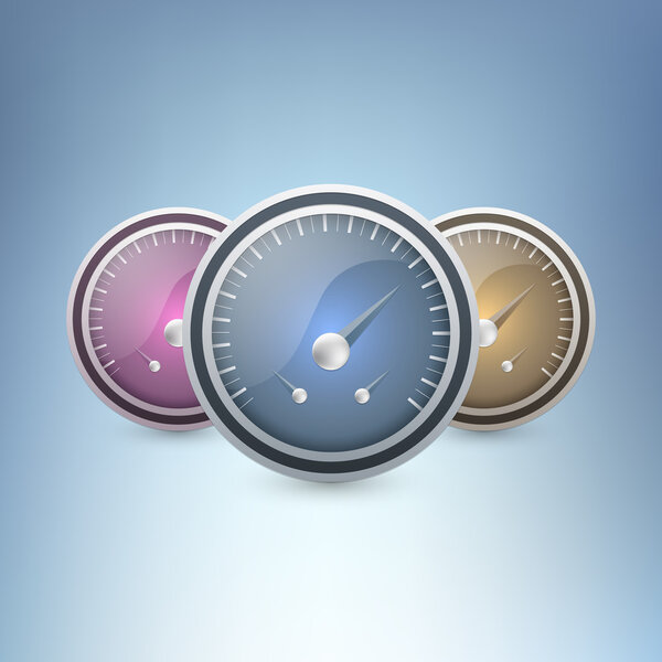 Векторные спидометры
 