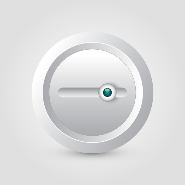 Vector switch button,  vector illustration  